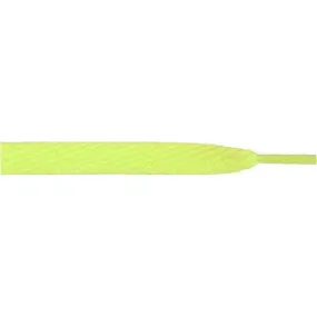 Wholesale Skateboard Flat 1/2 - Neon Yellow (12 Pair Pack) Shoelaces