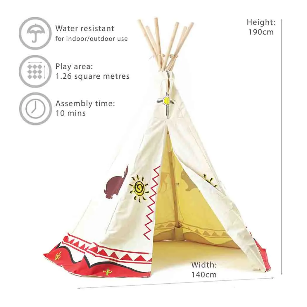 Wigwam Teepee Play Tent Suitable for  Indoor & Outdoor Use